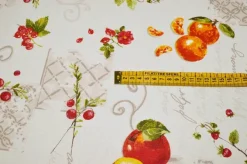 TESSUTO ANTIMACCHIA COTONE FANTASIA FRUTTA