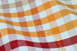 TESSUTO ANTIMACCHIA MULTICOLOR ROSSO/ARANCIO