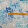 TESSUTO ARREDO FANTASIA CORALLI AZZURRO