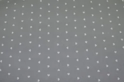TESSUTO ARREDO FANTASIA CUORICINO GRIGIO