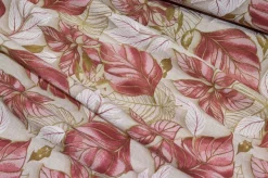 TESSUTO ARREDO FANTASIA FOLIAGE ROSA