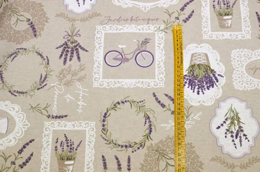 TESSUTO ARREDO FANTASIA LAVANDA