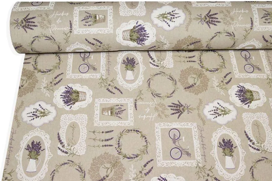 TESSUTO ARREDO FANTASIA LAVANDA