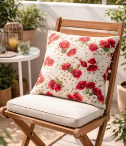 TESSUTO ARREDO FANTASIA PAPAVERI