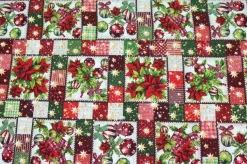 TESSUTO ARREDO FANTASIA PATCHWORK NATALE