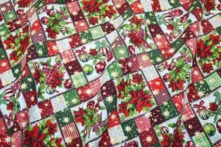 TESSUTO ARREDO FANTASIA PATCHWORK NATALE