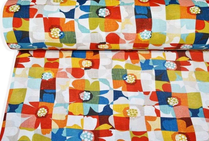 TESSUTO ARREDO FANTASIA SISSY MULTICOLOR