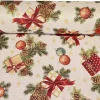 TESSUTO ARREDO GOBELIN FANTASIA PACCO REGALO LUREX