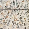 TESSUTO ARREDO GOBELIN FANTASIA CANI