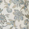 TESSUTO ARREDO GOBELIN FANTASIA FIORE STILIZZATO AVIO