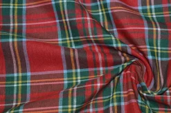 TESSUTO ARREDO SCOZZESE ROSSO