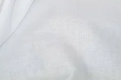 TESSUTO BATISTA PURO LINO BIANCO