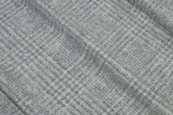 TESSUTO BOUCLE LANA ALPACA SCACCO GRIGIO