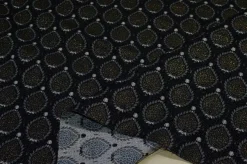 TESSUTO BROCCATO LUREX NERO/ORO 63