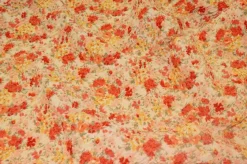 TESSUTO CAMICERIA GOFFRATO FANTASIA PROVENZALE ROSSA