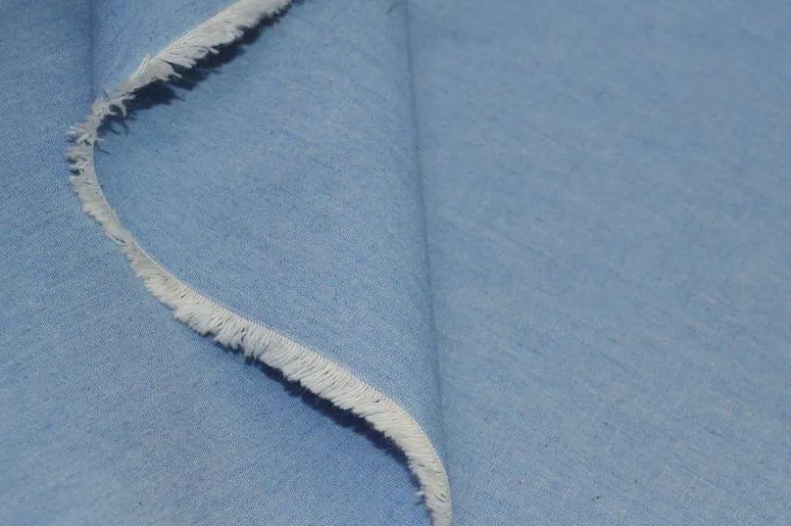 TESSUTO CANVAS PURO COTONE COLOR JEANS