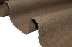 TESSUTO CAPPOTTO DOUBLE EFFETTO LANA COTTA MISTO CASHMERE NOCCIOLA