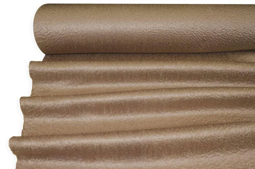 TESSUTO CAPPOTTO DOUBLE MISTO CASHMERE EFFETTO MOUFLON COLOR CAMMELLO