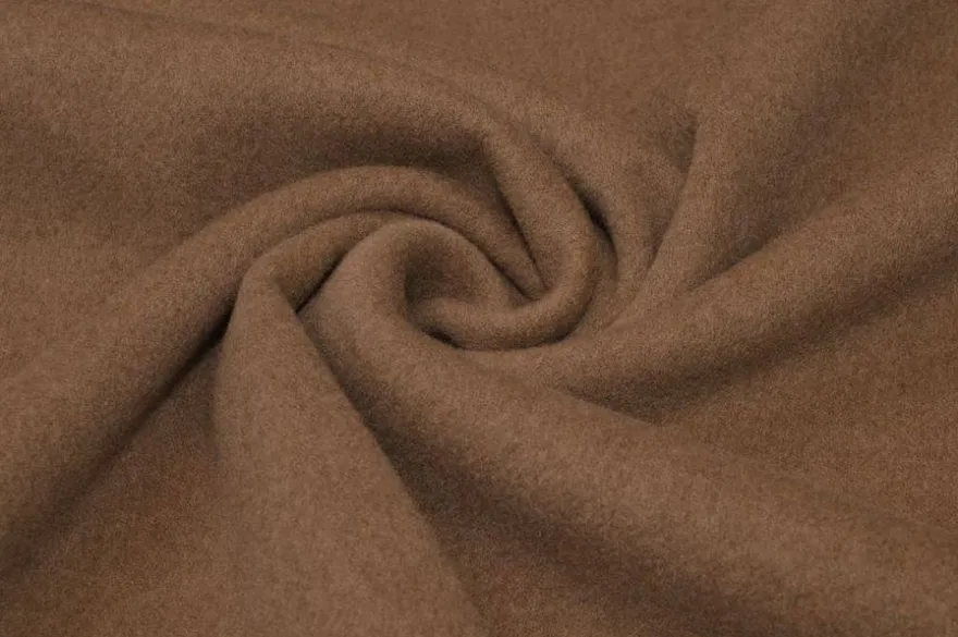 TESSUTO CAPPOTTO DOUBLE MISTO CASHMERE CAMMELLO