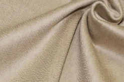 TESSUTO CAPPOTTO DOUBLE PURO CASHMERE ZIBELLINATO SABBIA