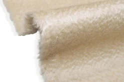 TESSUTO CAPPOTTO DOUBLE PURO CAMMELLO ZIBELLINATO BEIGE