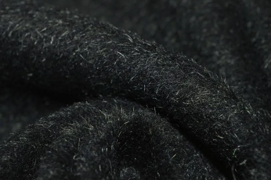 TESSUTO CAPPOTTO LANA ALPACA EFFETTO MELANGE
