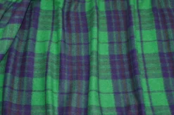 TESSUTO CAPPOTTO MISTO LANA SCACCO VERDE VIOLA