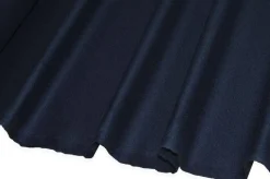 TESSUTO CAPPOTTO PURA LANA BLU NAVY