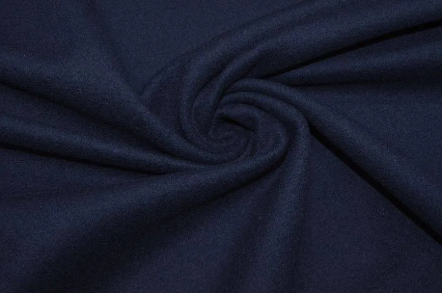 TESSUTO CAPPOTTO PURA LANA BLU