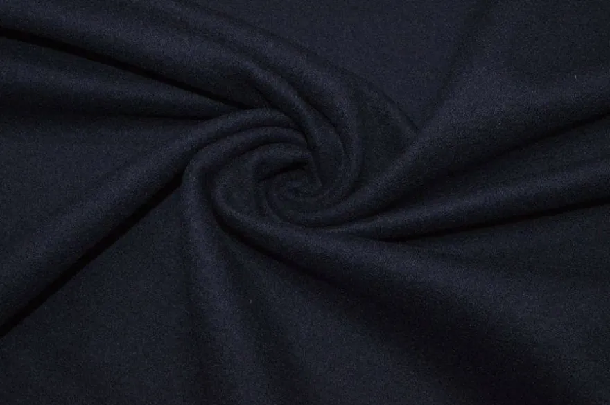 TESSUTO CAPPOTTO PURA LANA BLU NOTTE