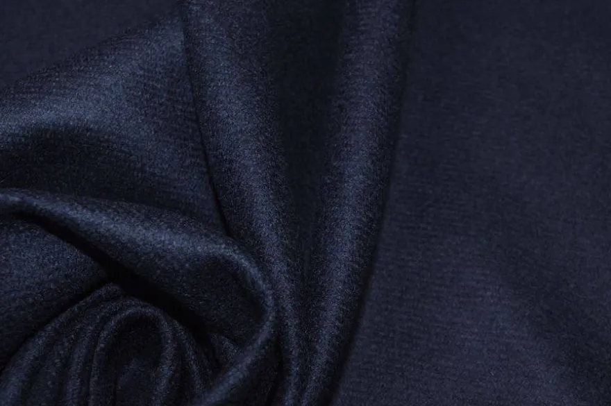 TESSUTO CAPPOTTO PURA LANA BLU 442