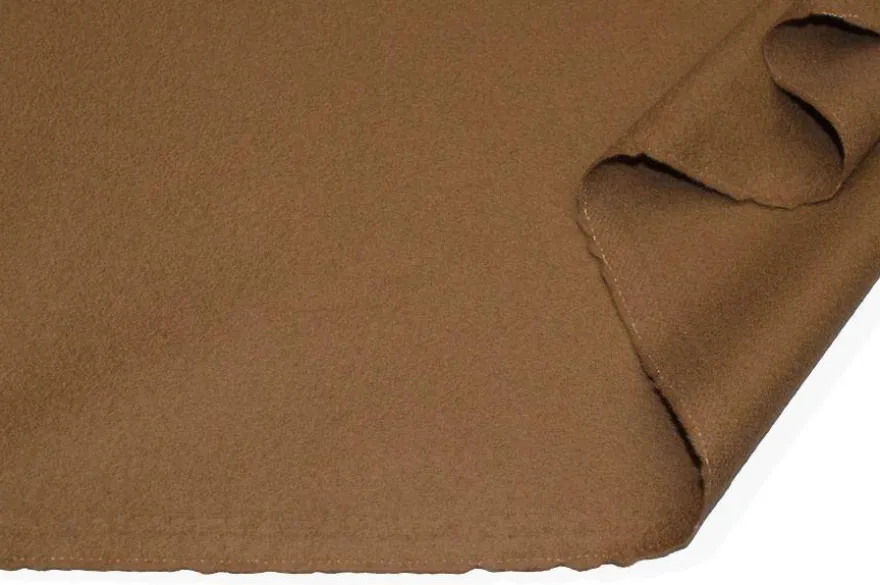 TESSUTO CAPPOTTO PURA LANA COLOR CAMMELLO