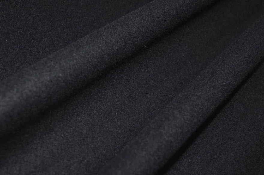 TESSUTO CAPPOTTO PURA LANA NERO