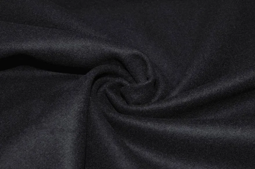 TESSUTO CAPPOTTO PURA LANA NERO