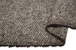 TESSUTO CAPPOTTO PURA LANA SPINATO MARRONE