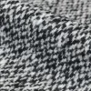 TESSUTO CAPPOTTO PURA LANA TWEED BIANCO NERO