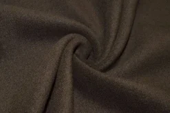 TESSUTO CAPPOTTO PURA LANA VELOUR MARRONE