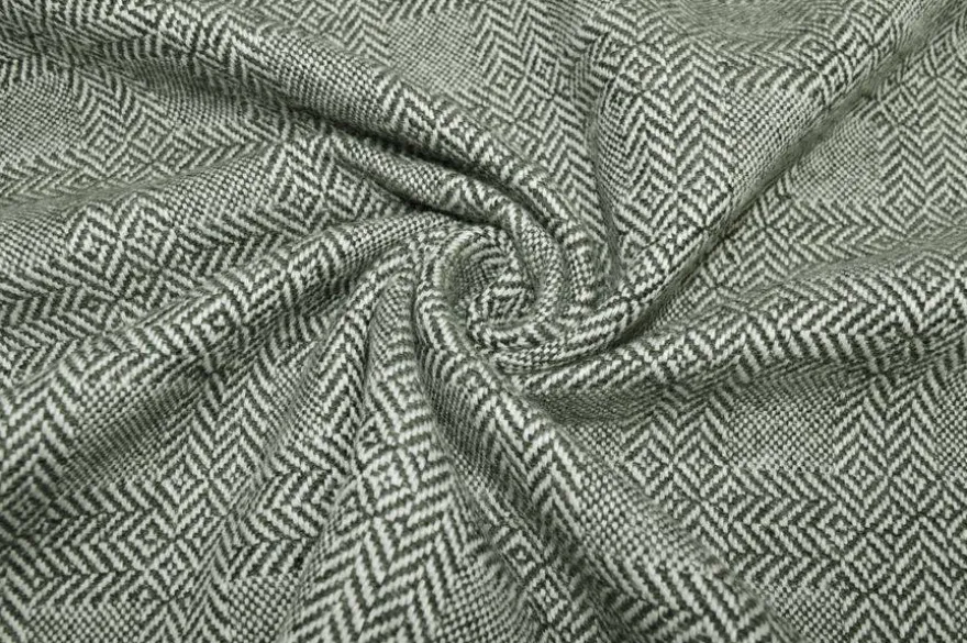 TESSUTO CAPPOTTO PURA LANA VERDE