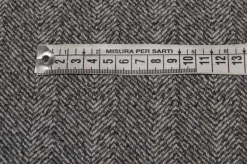 TESSUTO CAPPOTTO SPINATO GRIGIO