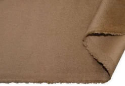 TESSUTO CAPPOTTO VELOUR PURA LANA COLOR CAMMELLO