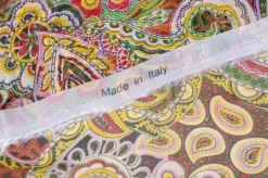TESSUTO CHIFFON MISTO SETA FANTASIA COLORI CALDI