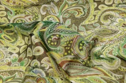 TESSUTO CHIFFON MISTO SETA FANTASIA VERDE