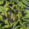 TESSUTO CHIFFON PURA VISCOSA FANTASIA FLOREALE LIME