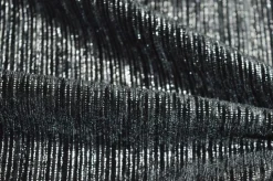 TESSUTO CINIGLIA STRETCH COSTINA LUREX ARGENTO