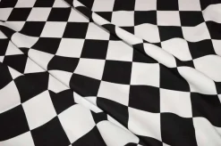 TESSUTO COMFORT DAMA BIANCO NERO
