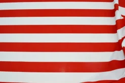 TESSUTO COMFORT RIGA BIANCO/ROSSO