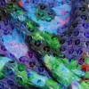TESSUTO CON PAILLETTES CUCITE MULTICOLOR