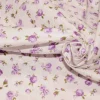 TESSUTO COTONE FANTASIA FIORELLINO LILLA