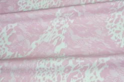 TESSUTO COTONE FANTASIA MACULATA ROSA