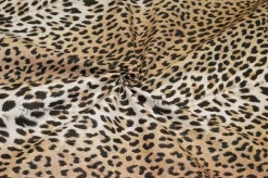 TESSUTO COTONE MACULATO LEOPARDO